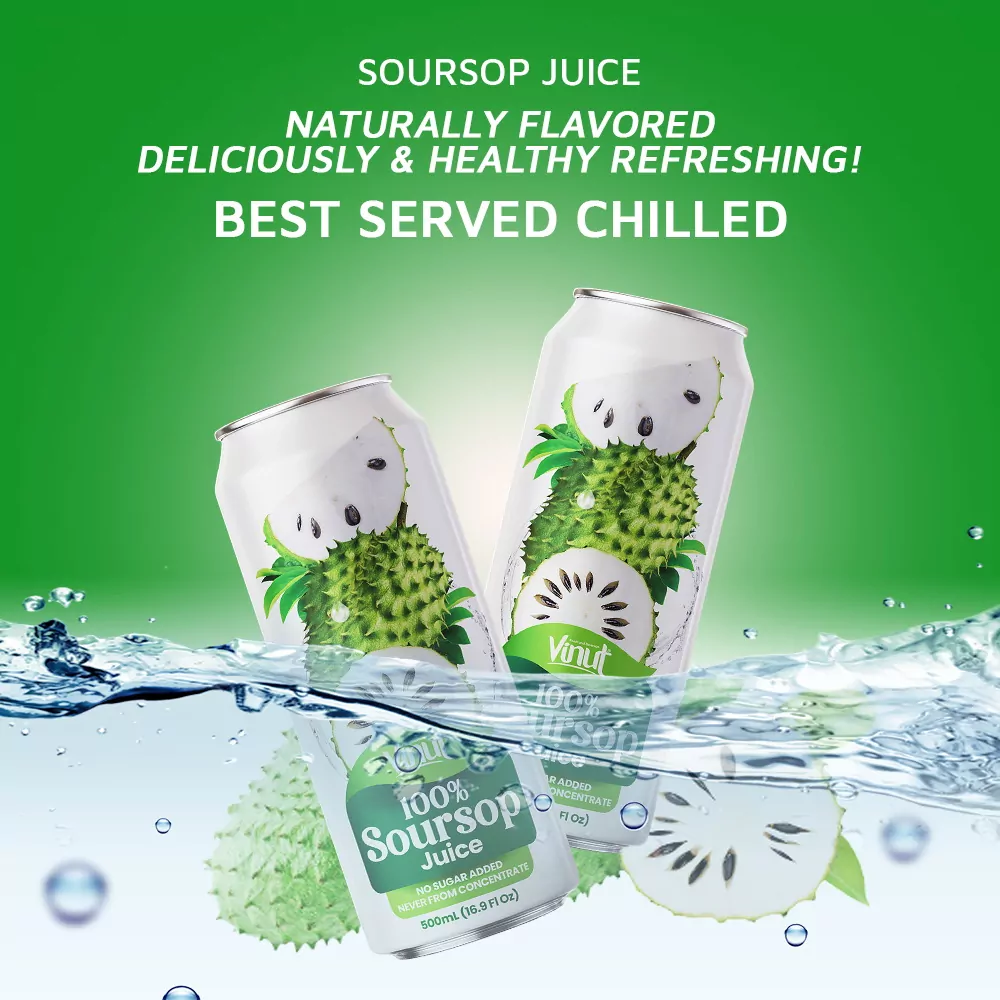 Soursop Juice drink vinut without