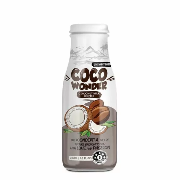 280ml Cocowonder Coconut milk with Coffee
