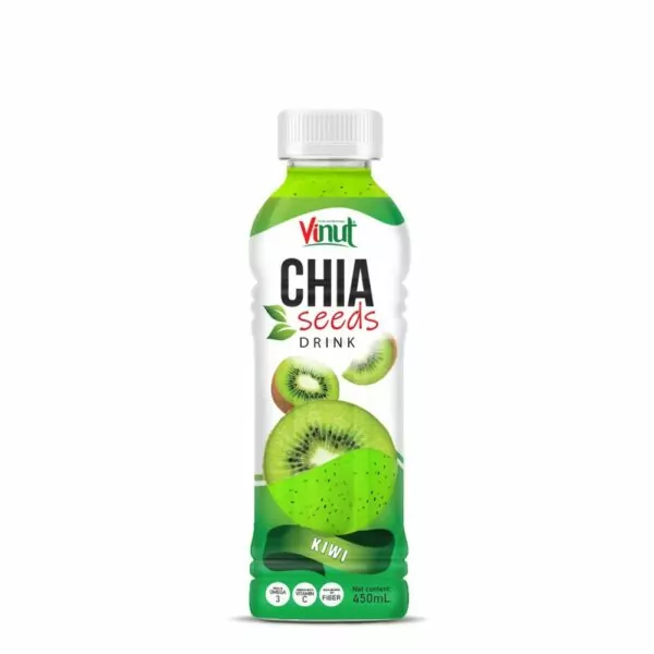 450ml Vinut Chia Seed Drink with Kiwi ( Enrich Omega 3, Vitamin C, Fiber)