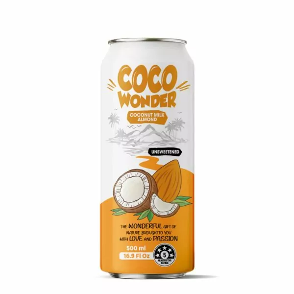 500ml Cocowonder Coconut milk with Almond