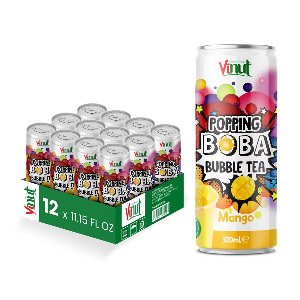320ml Popping Boba Bubble Tea With Mango Flavor 1000x1000 5 1