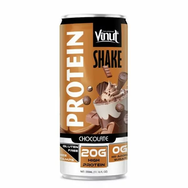 11.16 fl oz Vinut Chocolate Protein Shake (20G High Protein, Gluten free, No sugar added)