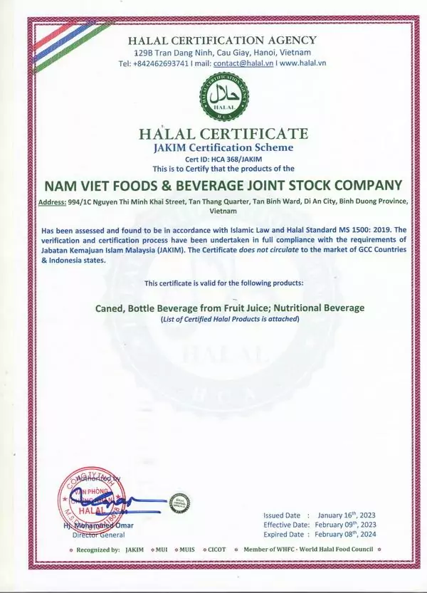 Certificates & Awards 3 10. HALAL JAKIM