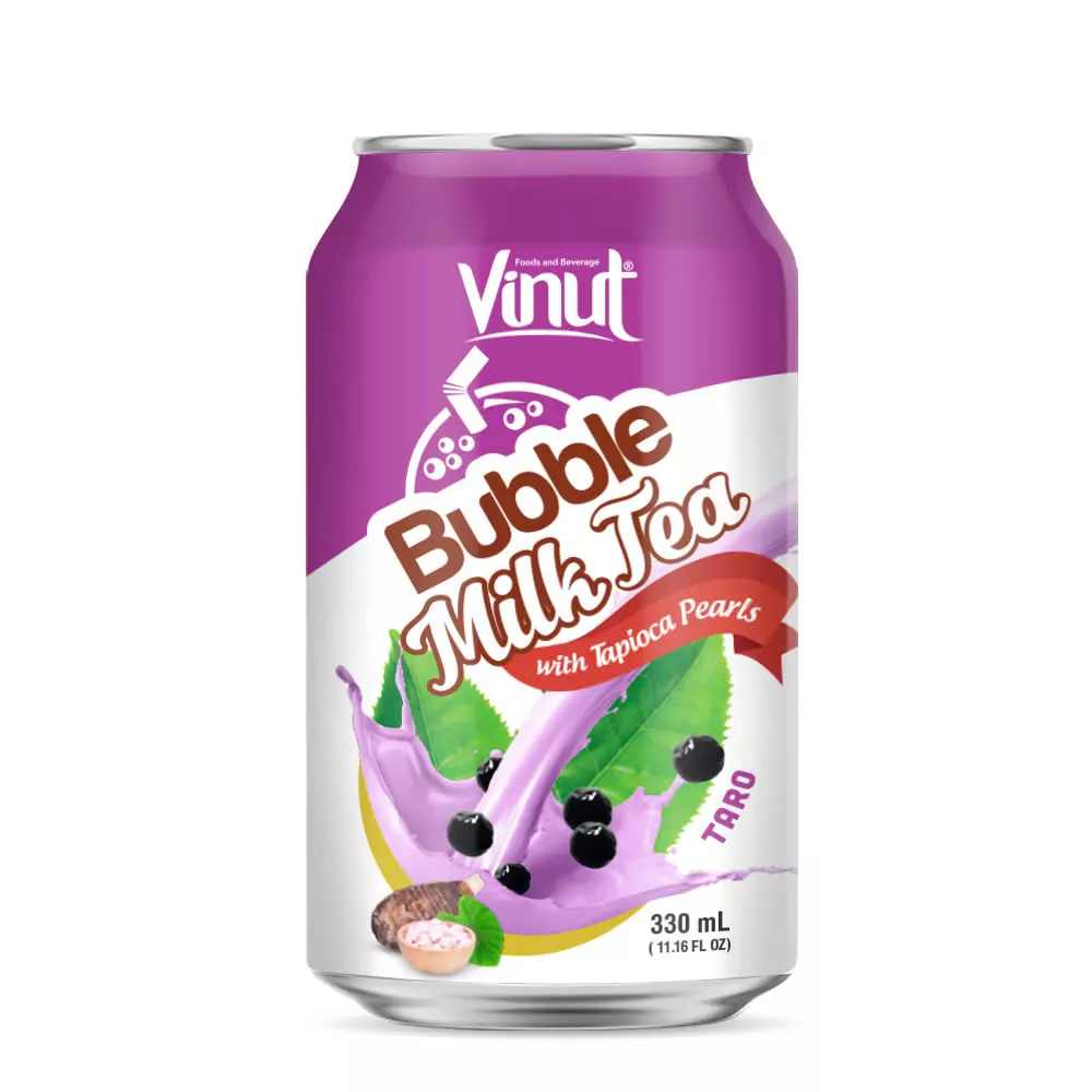 16.16 fl oz Vinut Taro Bubble milk tea with Tapioca Pearls
