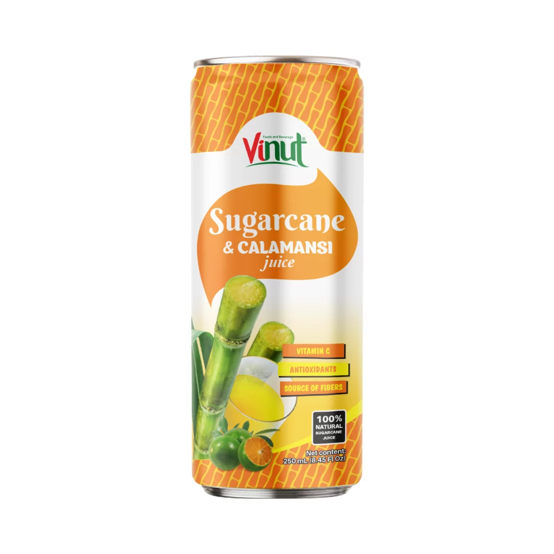 VINUT 250ml 100% Natural Sugarcane & Calamansi Juice (Rich in Vitamin C, Antioxidants, and Fiber)