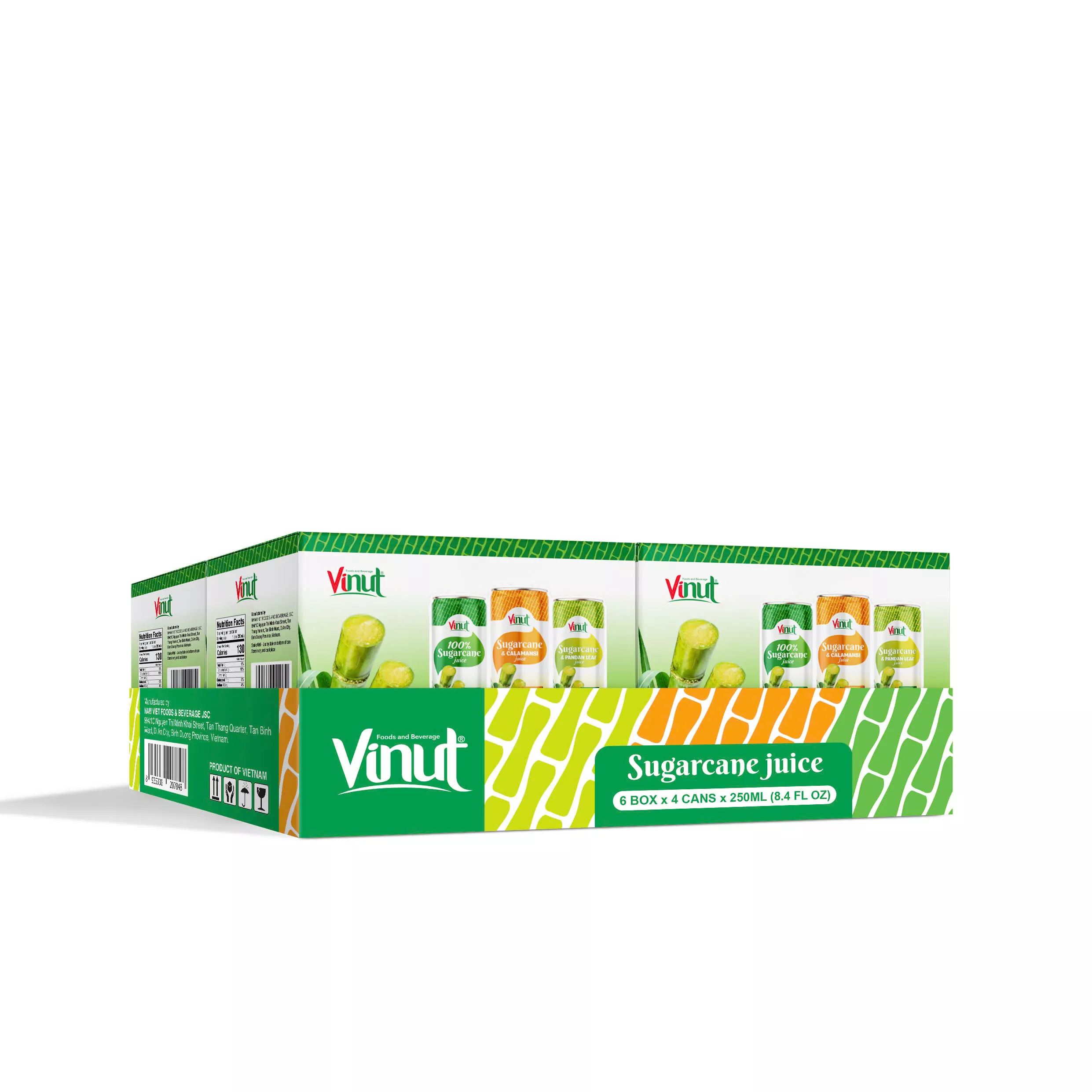 VINUT 250ml 100% Natural Sugarcane Juice (Rich in Vitamin C, Antioxidants, and Fiber)