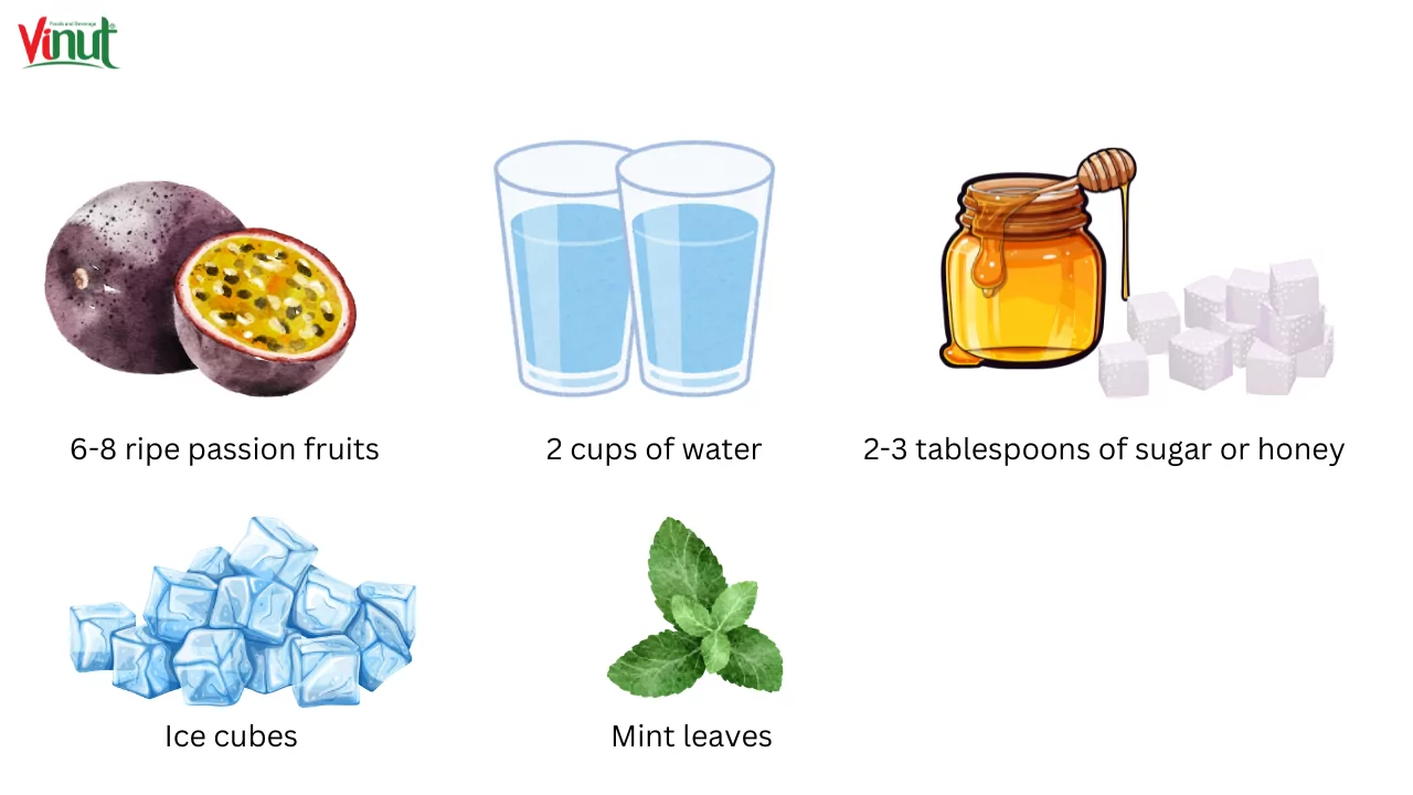 How to Make Fresh and Exotic Passion Fruit Juice at Home? 18 VINUT_Ingredients You’ll Need