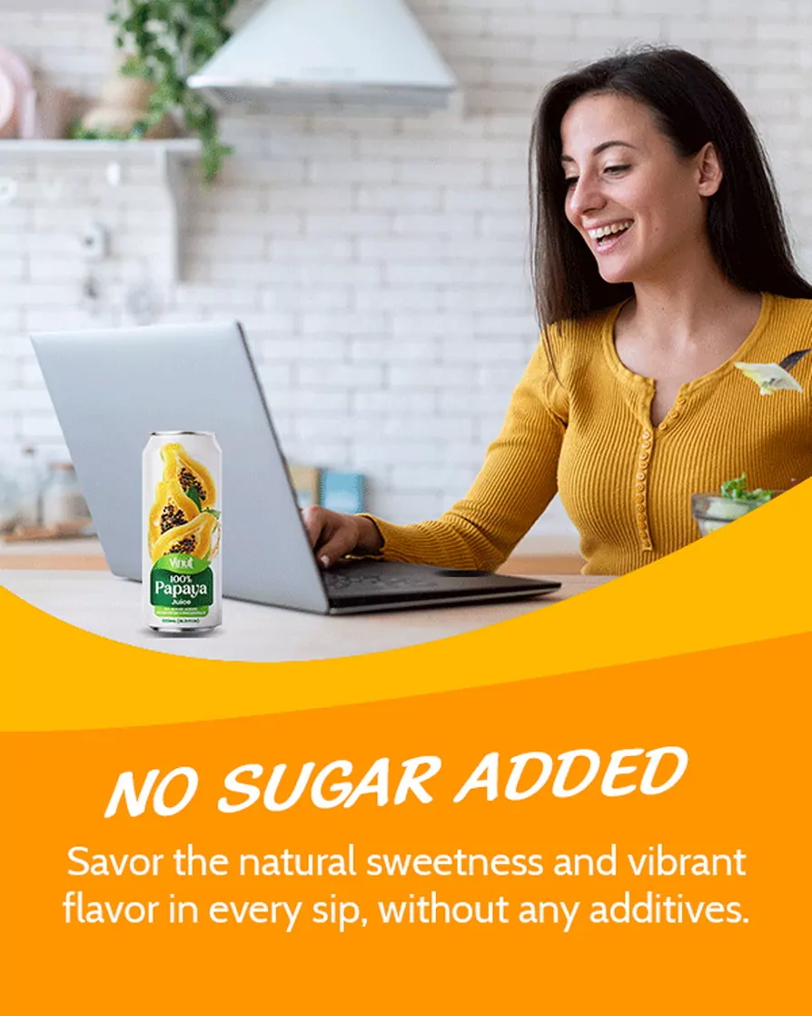 100% Papaya Juice drink vinut without pulp 600x750_2