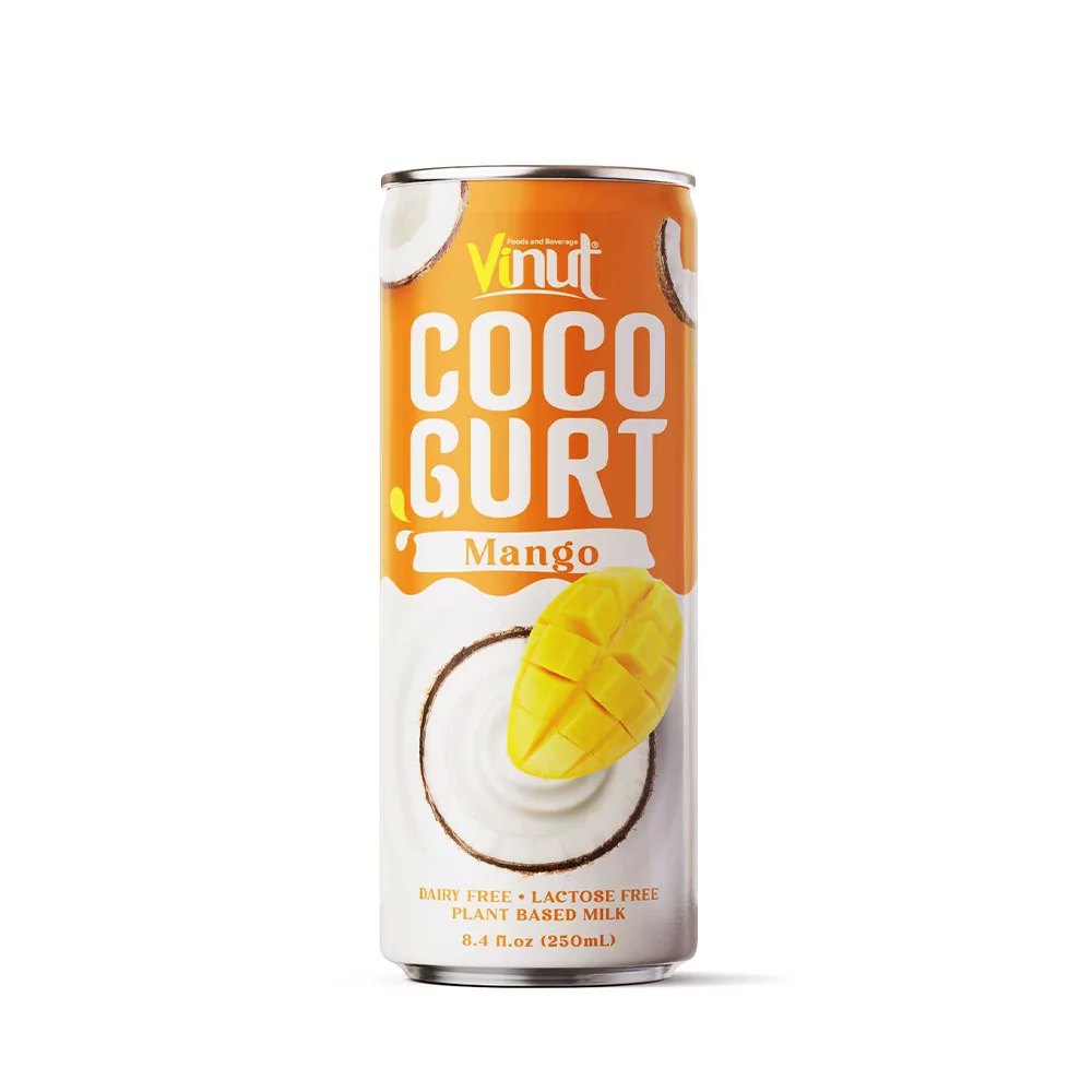 250ml Vinut Cocogurt (Coconut milk) drink with Mango (Lactose free, Dairy free, Plant based)