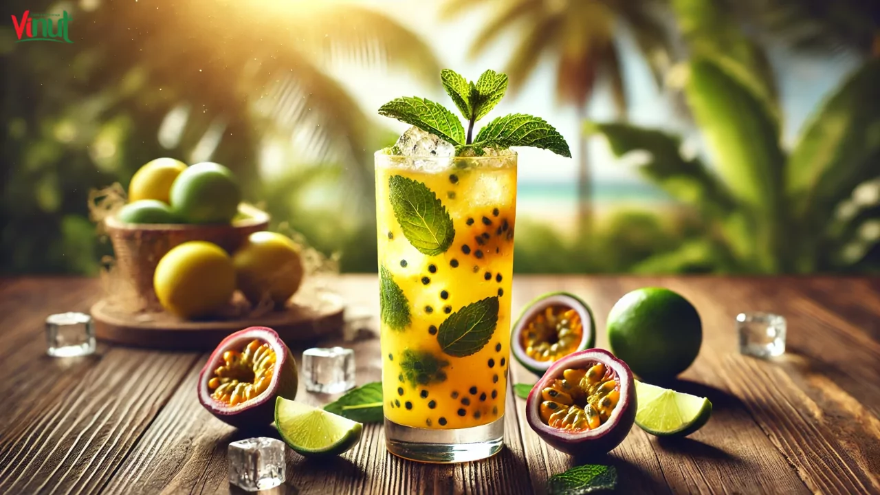 Refreshing Summer Drinks: Passion Fruit Juice Ideas to Try 22 VINUT_Passion Fruit Mojito Mocktail