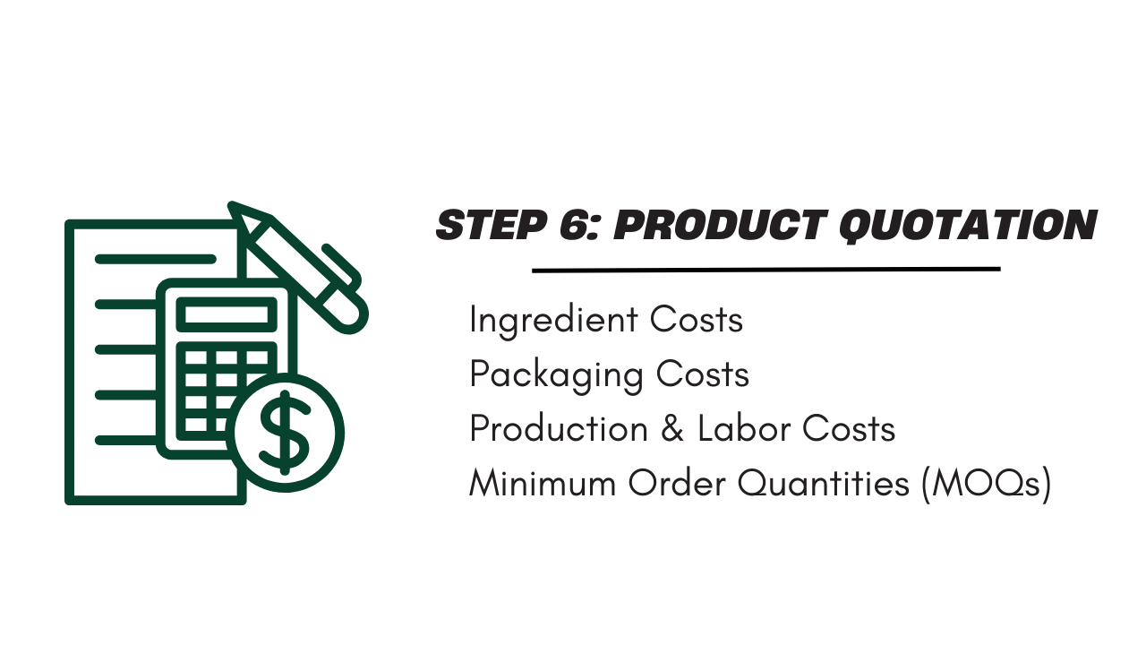 9 Steps to Launching Your Own Fruit Beverage Line with Nam Viet Foods & Beverage 17 Step 6: Product Quotation – Getting the Final Cost Estimate