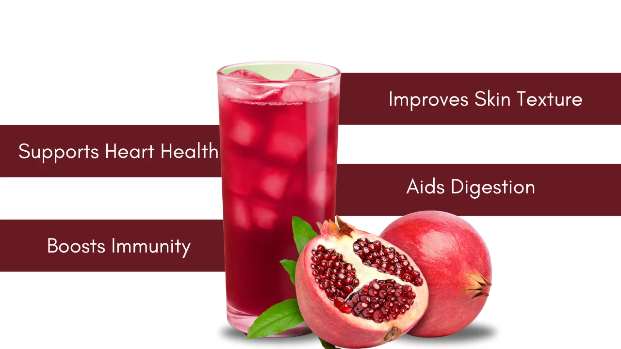 What Happens When You Drink These 5 Superfruit Juices Every Day? 13 VINUT_Pomegranate Juice: The Heart-Healthy Elixir