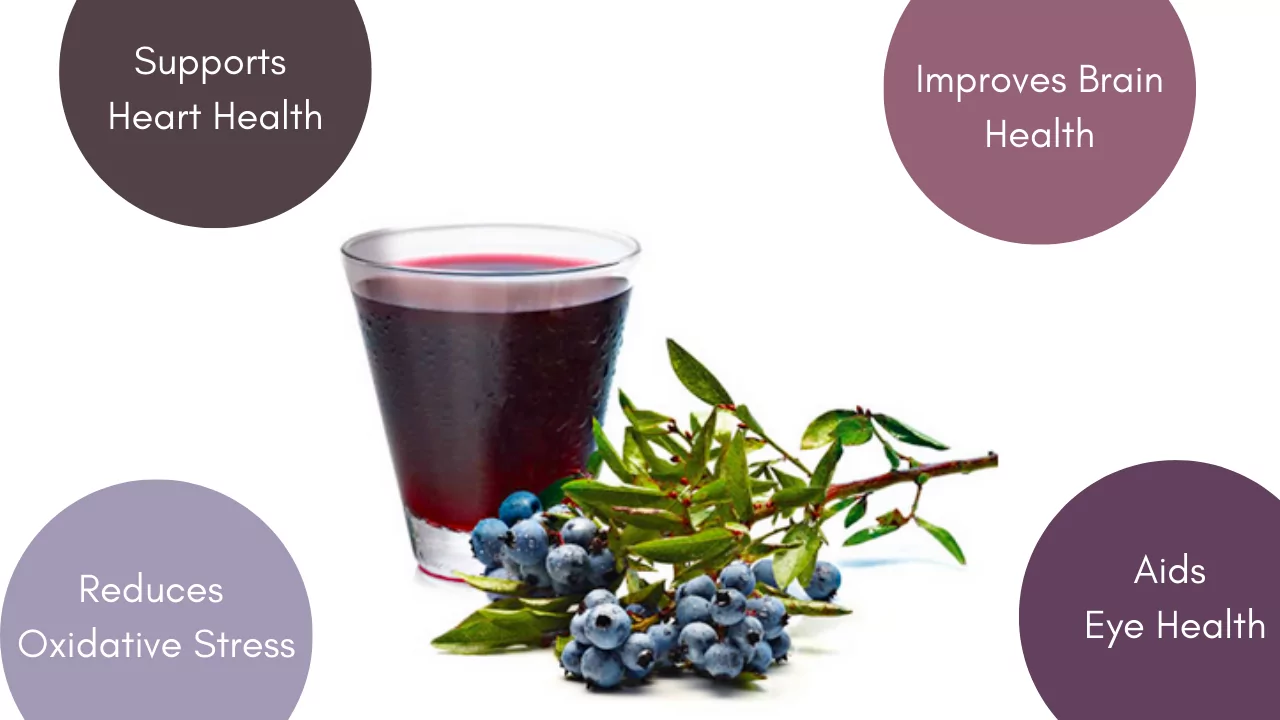 What Happens When You Drink These 5 Superfruit Juices Every Day? 16 VINUT_4. Blueberry Juice: The Antioxidant Champion