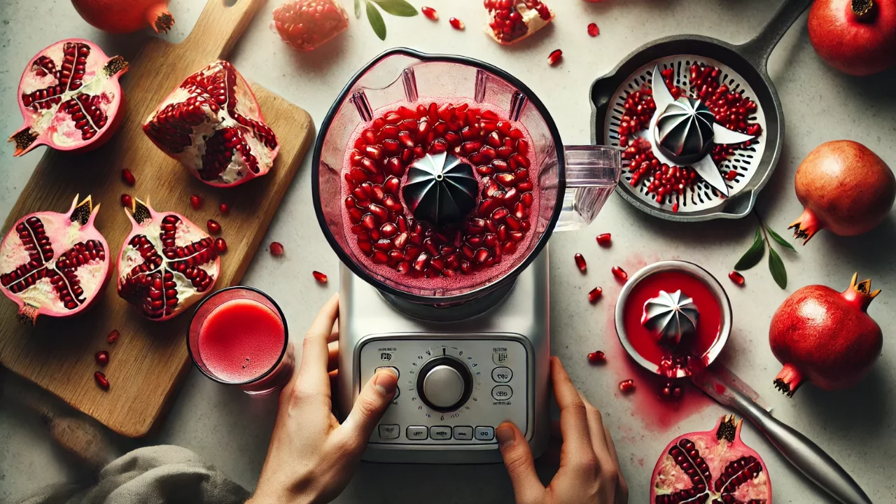 How to Make Fresh Pomegranate Juice at Home: A Simple Guide 19 VINUT_Step 3: Blend the Seeds
