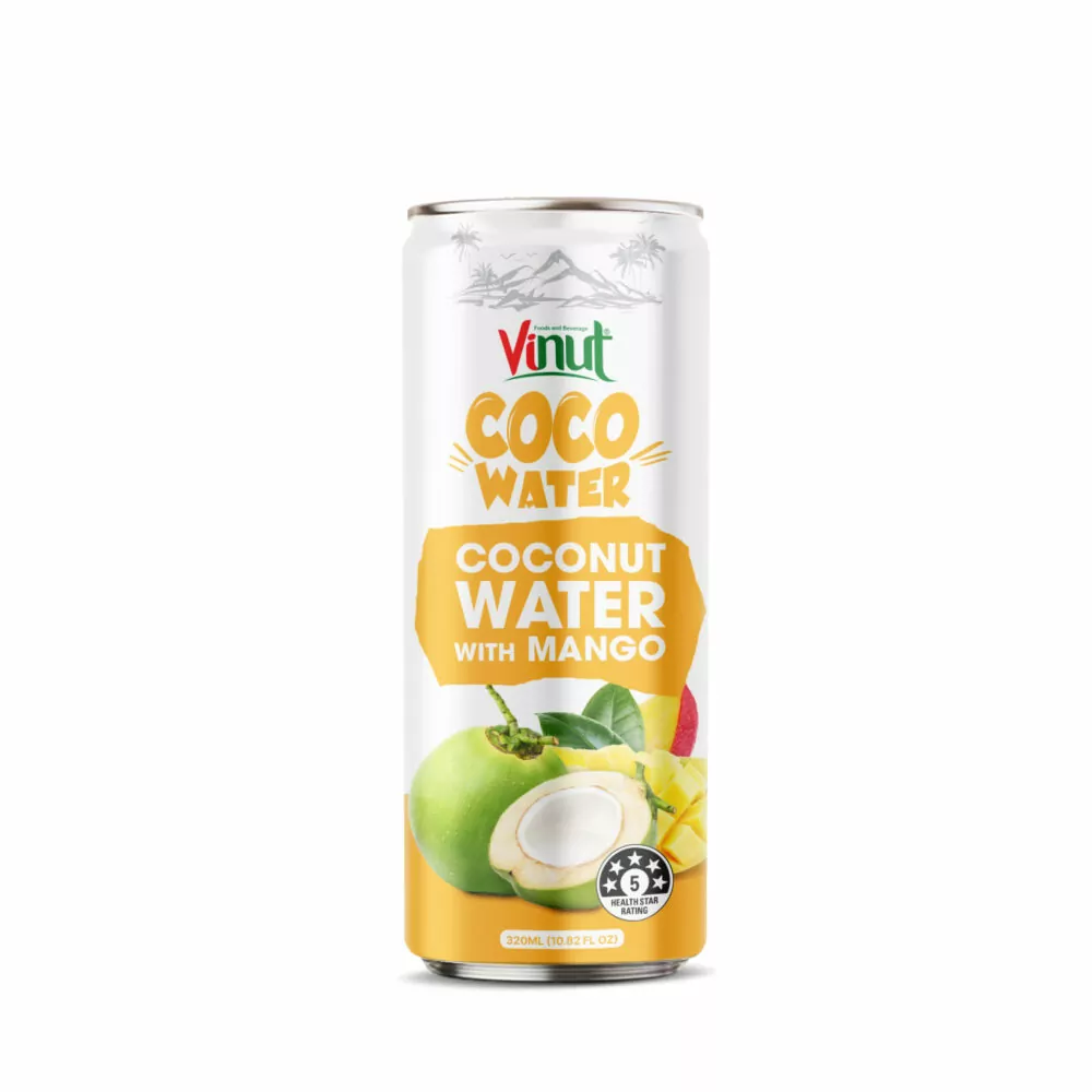 10.82 fl oz Vinut Coco Water with Mango - Image 1