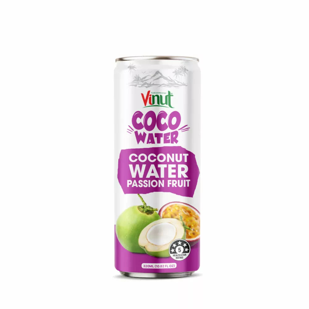 10.82 fl oz Vinut Coco Water with Passion Fruit - Image 1