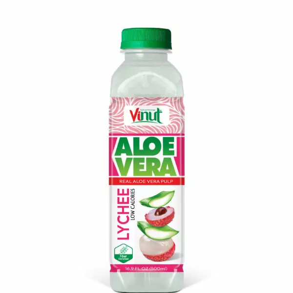 16.9 fl oz Vinut Aloe Vera Juice Drink with Lychee