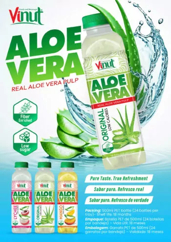 16.9 fl oz Vinut Original Aloe Vera Drink - Image 2