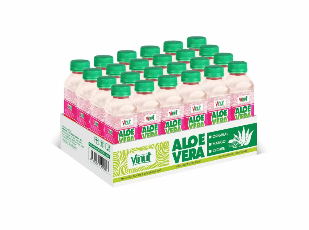 16.9 fl oz Vinut Aloe Vera Juice Drink with Lychee - Image 4