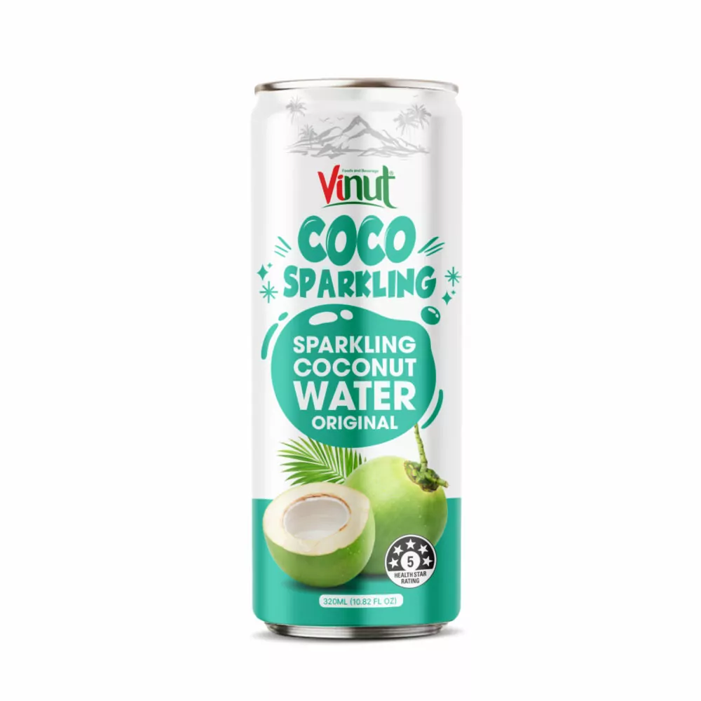 10.8 fl oz Vinut Original Sparkling Coconut Water - Image 1