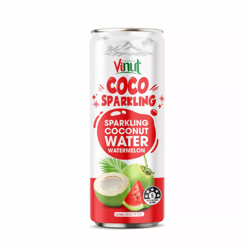 10.8 fl oz Vinut Watermelon Flavored Sparkling Coconut Water - Image 1