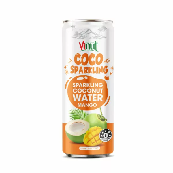10.8 fl oz Vinut Mango Flavored Sparkling Coconut Water