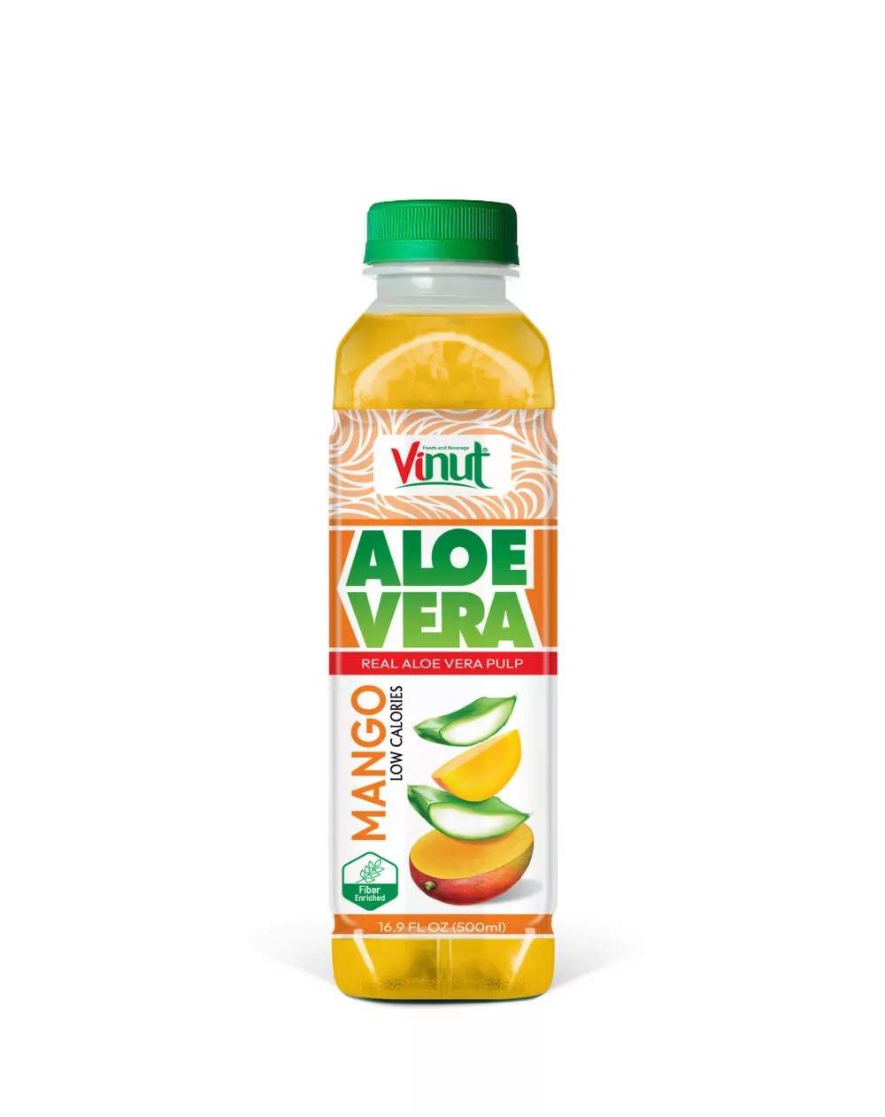 16.9 fl oz Vinut Aloe Vera Juice Drink with Mango - Image 1
