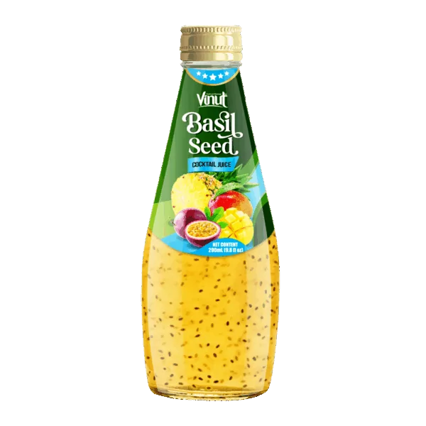 VINUT Basil Seed Drink with Mixed Fruit Juice