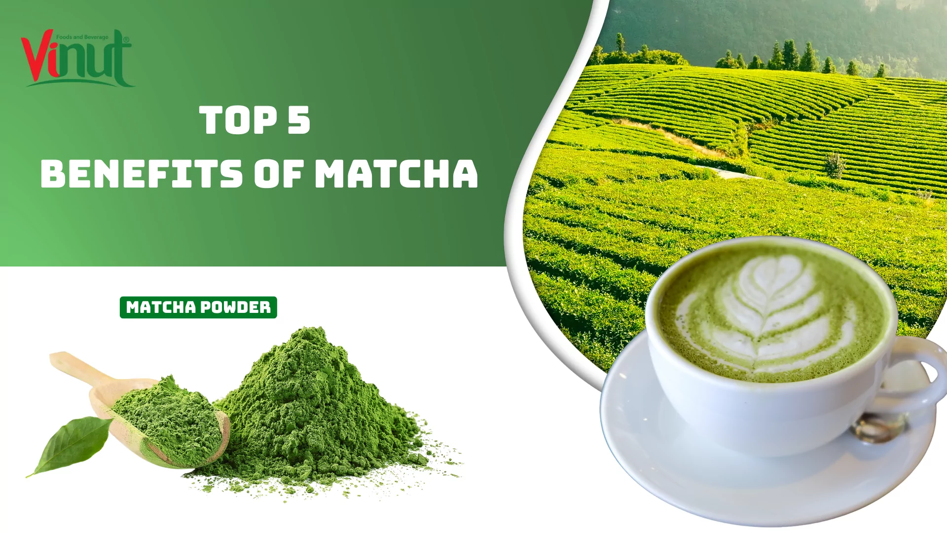 Top 5 benefits of matcha