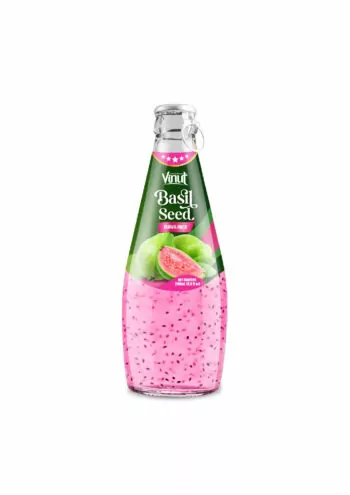 290ml Vinut Basil Seed Drink with Guava Juice (Ring Pull Cap)