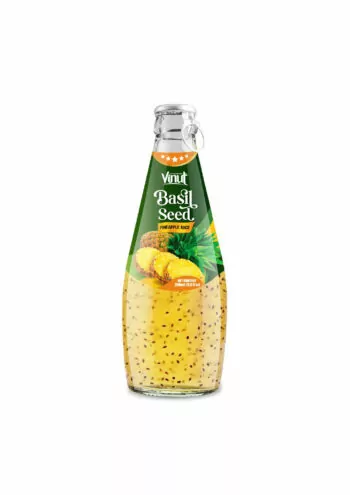 290ml Vinut Basil Seed Drink with Pineapple Juice (Ring Pull Cap)