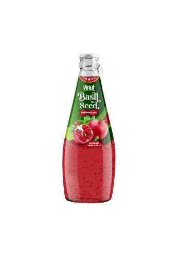 290ml Vinut Basil Seed Drink with Pomegranate Juice (Ring Pull Cap)
