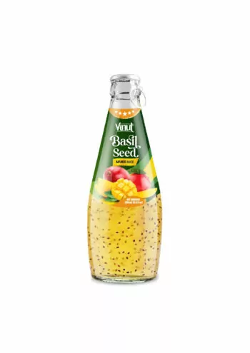 290ml Vinut Basil Seed Drink with Mango Juice (Ring Pull Cap)