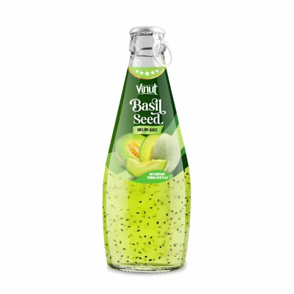 290ml Vinut Basil Seed Drink with Melon Juice (Ring Pull Cap)