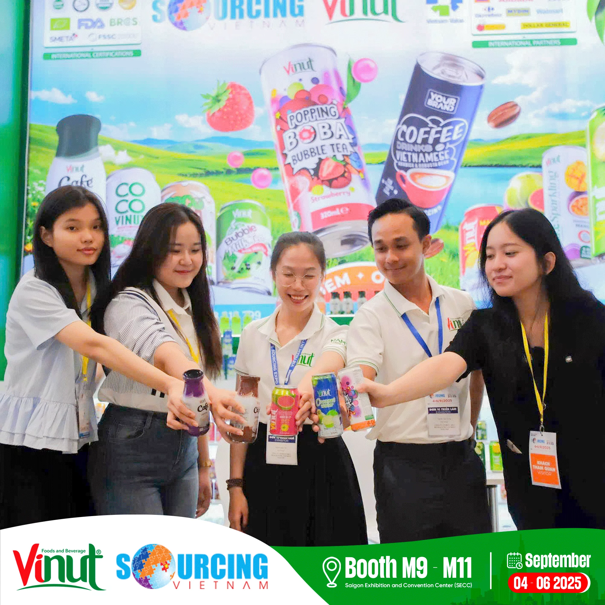 VINUT Showcases Authentic Vietnamese Beverages at Vietnam International Sourcing Expo 2025 5 image