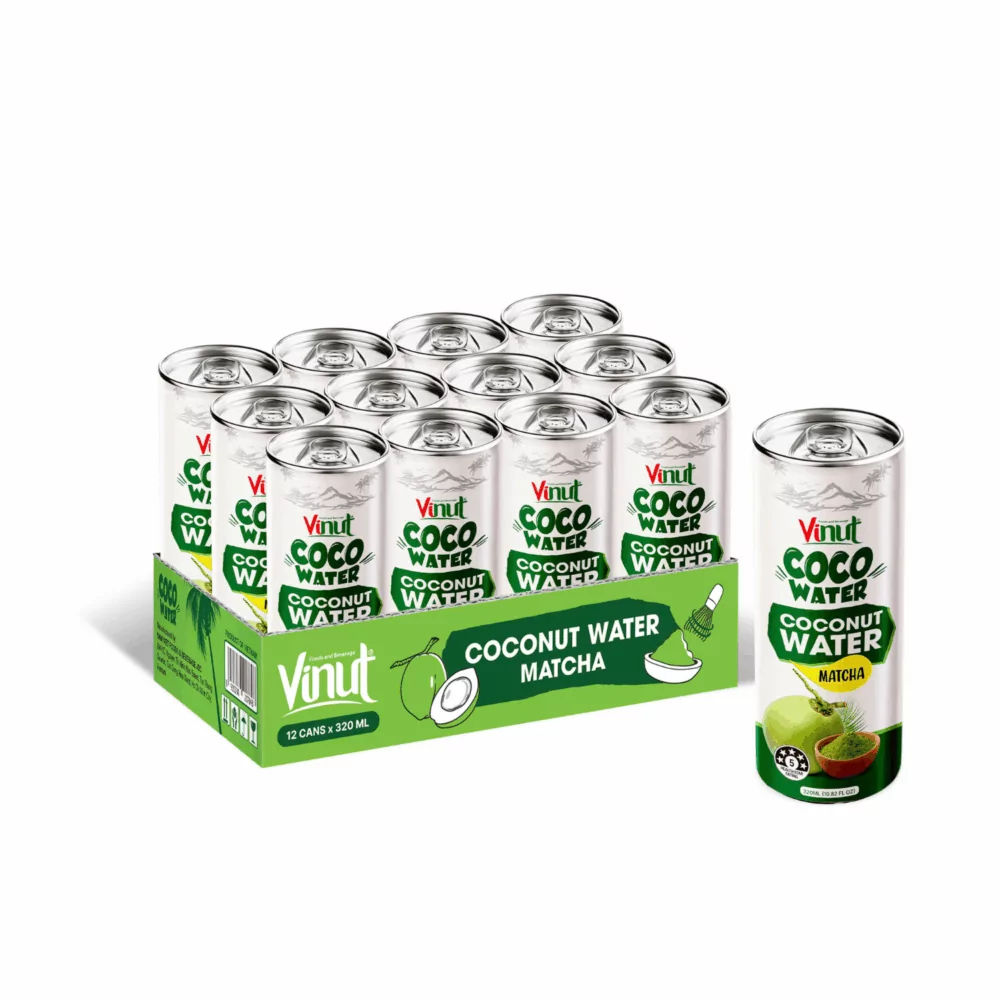 320ml Vinut Coconut Water with Matcha Drink - Image 2